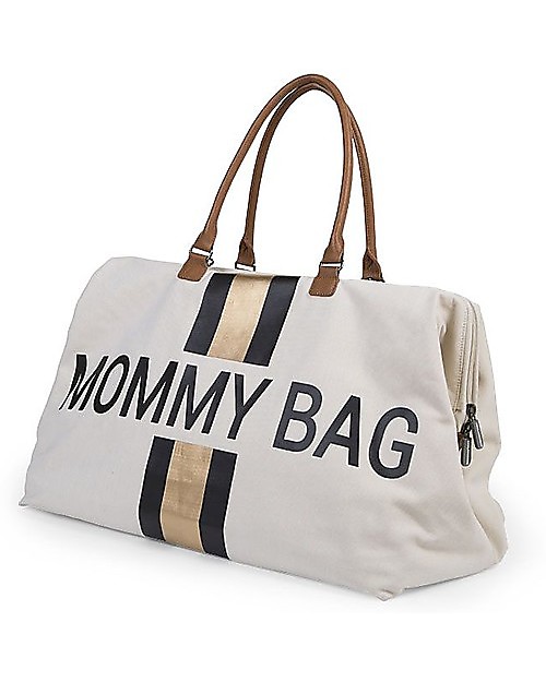 mommy bag black gold